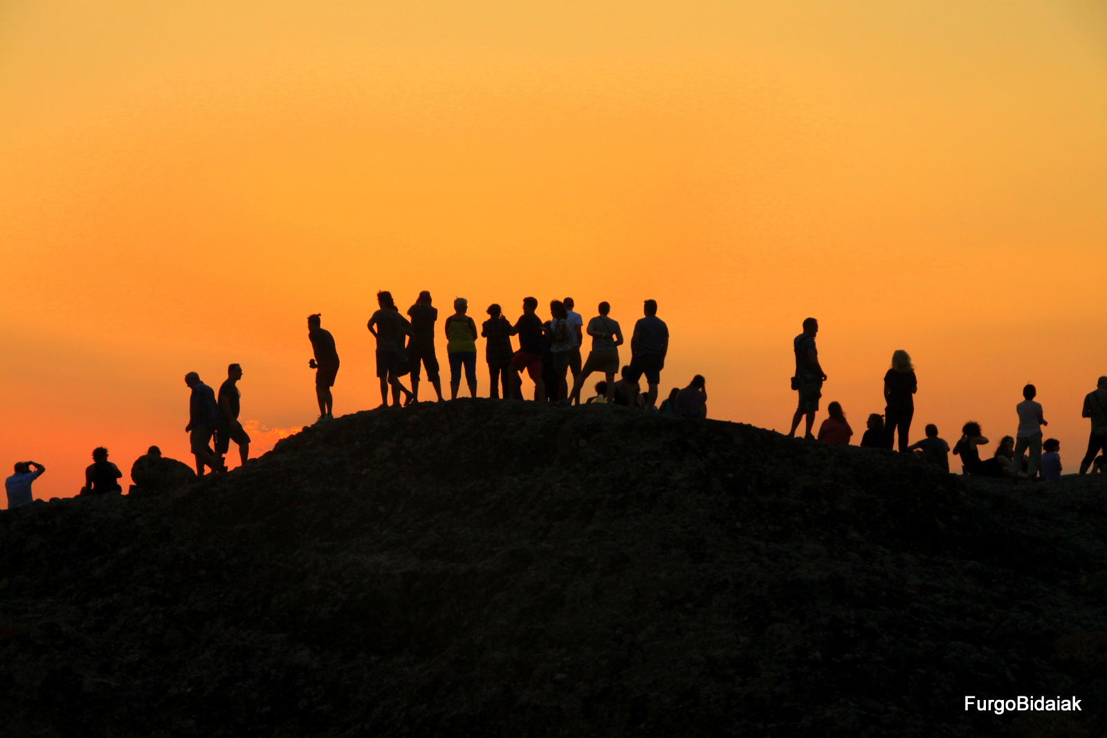 Puesta de sol, Meteora, cómo visitar los monasterios en furgoneta camper o autocaravana
