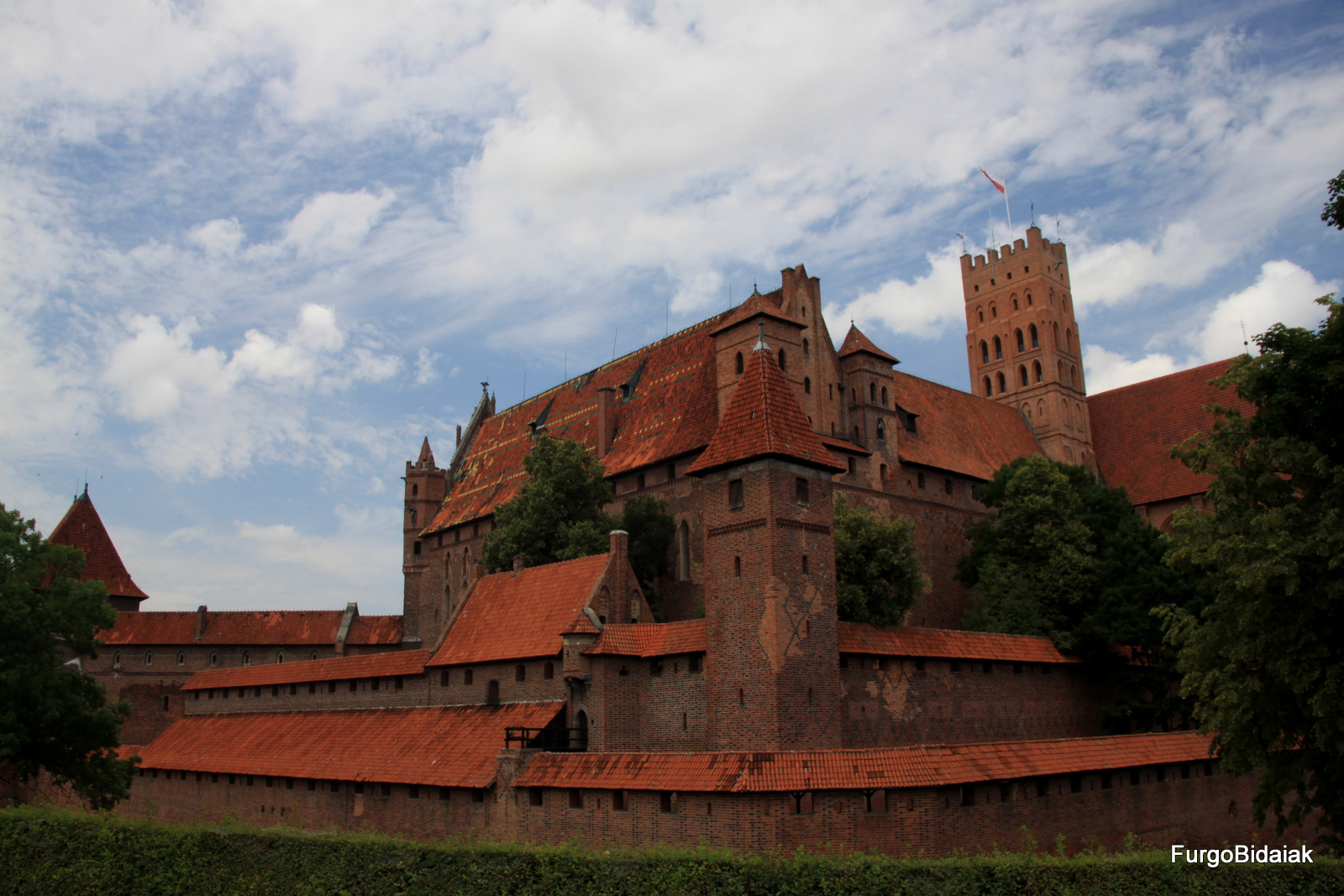 Castillo de Malbork, ruta de los teutones, Polonia