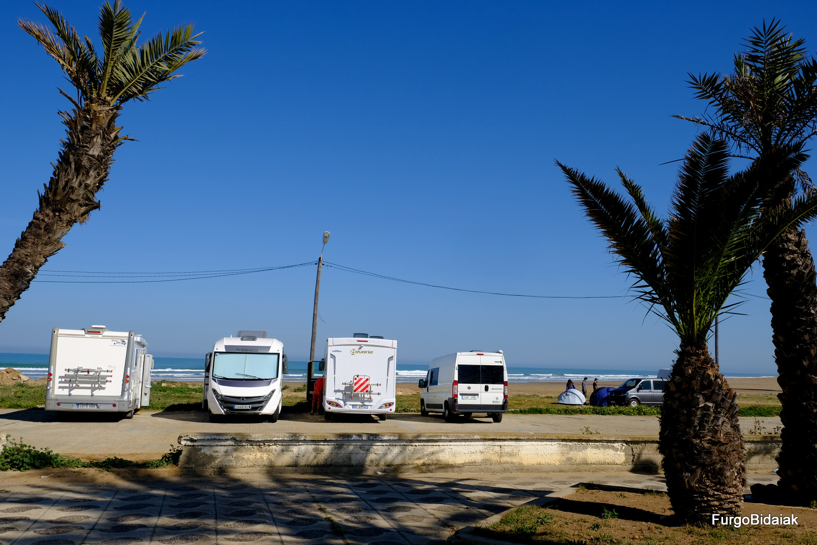 costa Atlántica de Marruecos en furgoneta camper, furgobidaiak