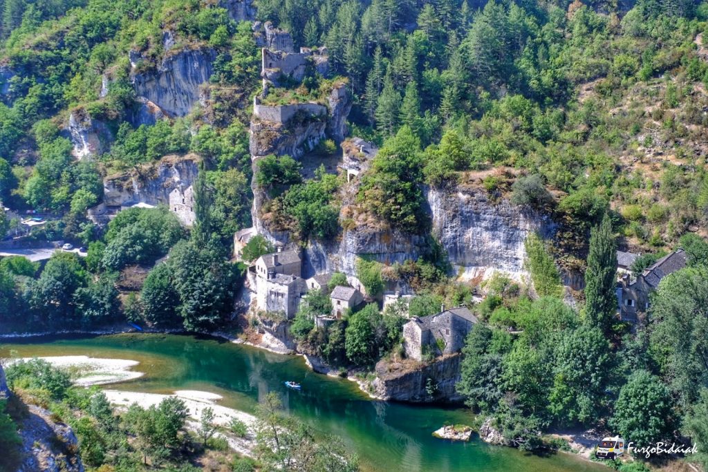 Gargantas del Tran en furgoneta o autocaravana- Castelbouc