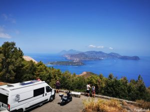 Islas Eolias en Furgoneta o autocaravana