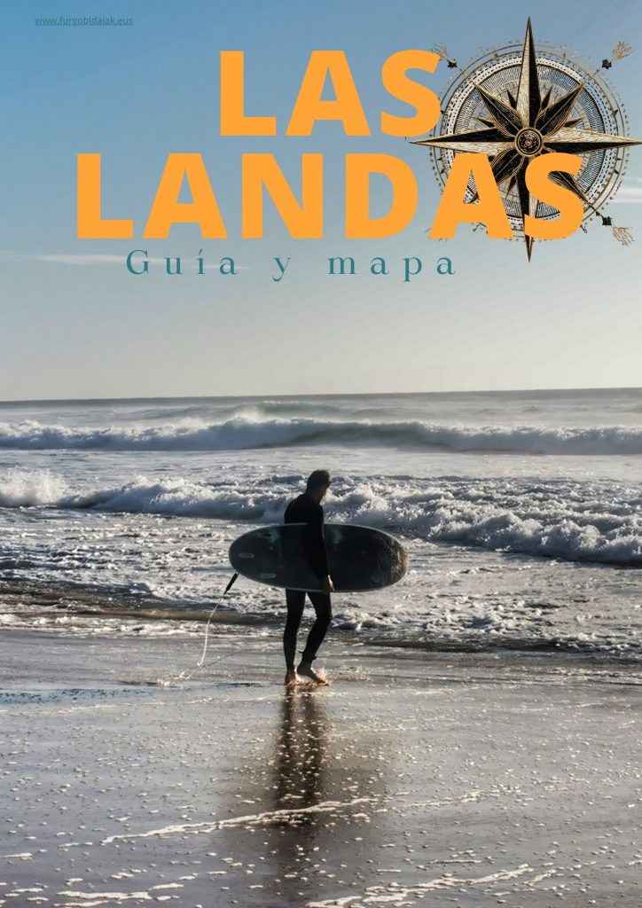 guía interactiva de Las Landas en camper