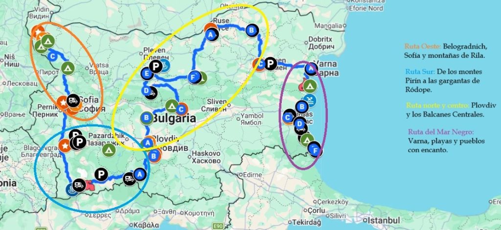 Rutas recomendadas para recorrer Bulgaria en camper