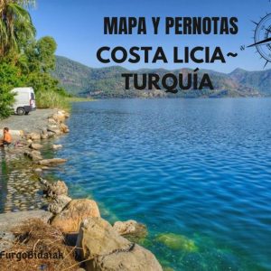 MAPA INTERACTIVO DE LA COSTA LICIA ~ TURQUÍA